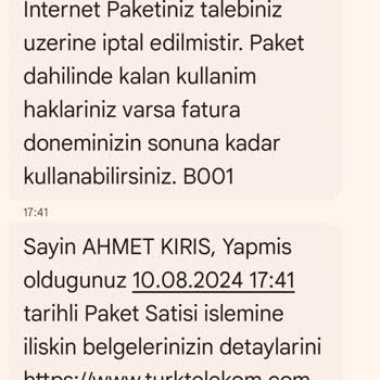 Türk Telekom Yanlış Bilgi İle Mağdur Ediyor. Paranızı Hile İle Alıyor