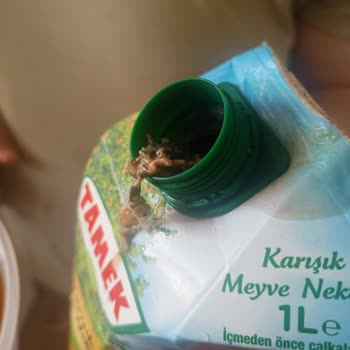 Tamek Meyve Suyu İçinden Çıkan