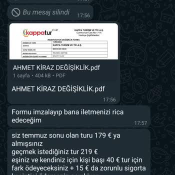 !... Kappa Tur Pişmanlıktır...!