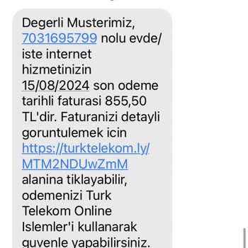 Türk Telekom'da Yenilenen Taahhüde Rağmen Yüksek Fatura Sorunu