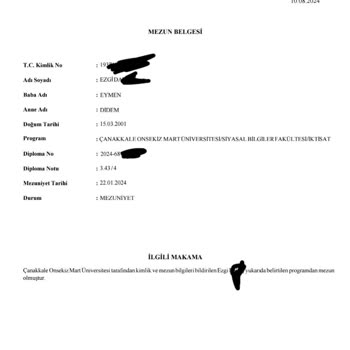 Replika Diploma Diploma Satışı Mağduriyeti: Paramı Geri Verin!