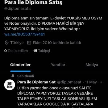 Replika Diploma Diploma Satışı Mağduriyeti: Paramı Geri Verin!