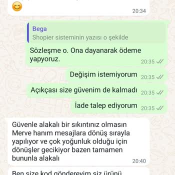 Shopier Sözleşmesinin Arkasında Durmuyor