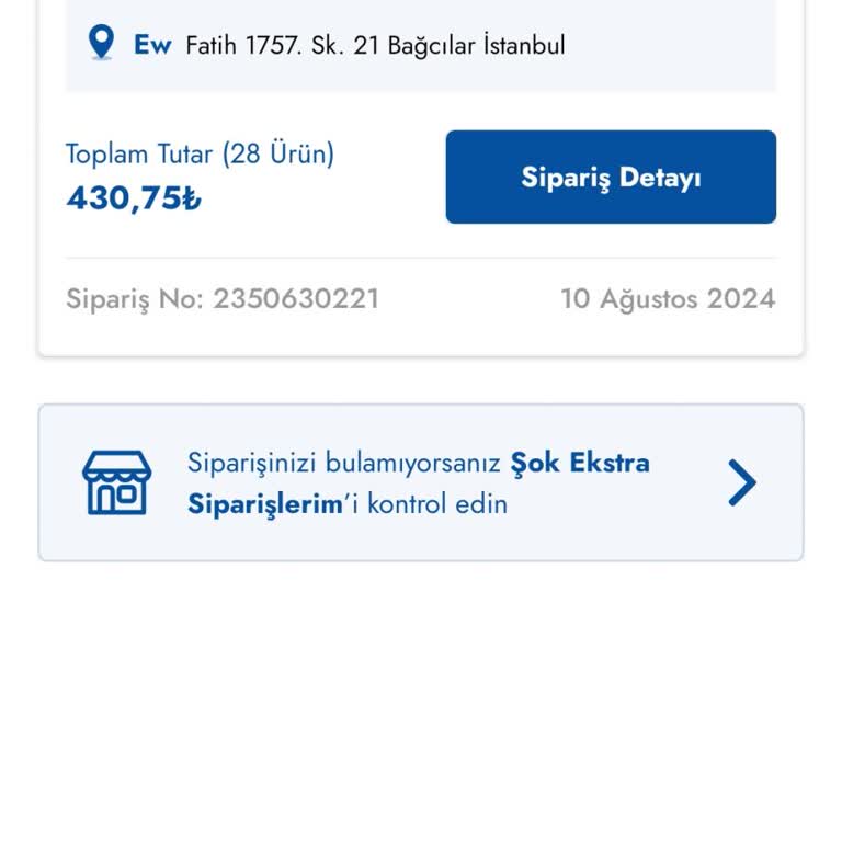 Şok Marketler Teslim Edilmeyen Ürün