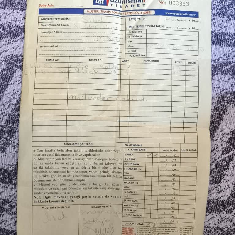 Uzunismail Mobilya Uzunismail Ticaret İlgisiz Satış Sonrası Umursamaz Ve Oyalayıcı