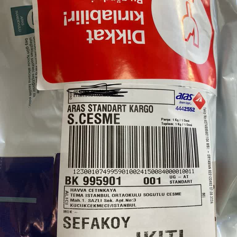 Aras Kargo Başka Birine Şubeden Teslim Hem De Kod İle Teyit Etmeden