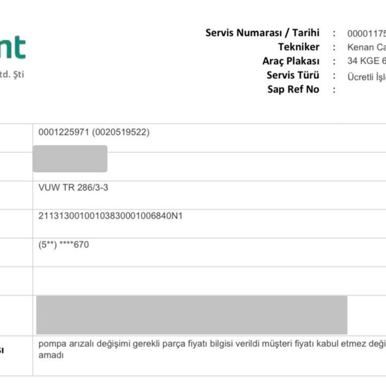 Vaillant Kombi Parça Fiyatlandırmasında Şaşkınlık Yaratan Fark