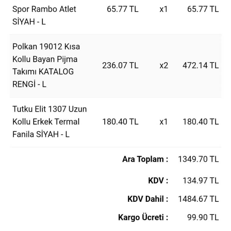 Gipaş Tekstil Eksik Para İadesi (gipastekstil.com)