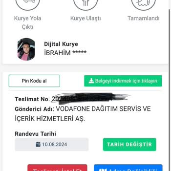 Dijital Kurye Sipariş Teslimatı Yapmıyor İletişim Yok