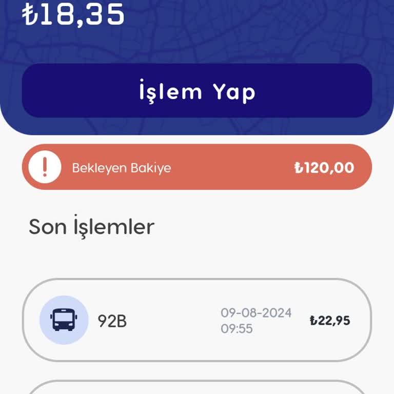 BURULAŞ Bekleyen Bakiye Hakkında