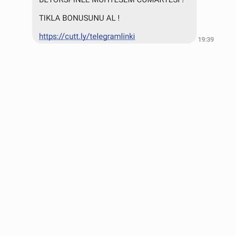 Betorspin Üye Olmadığım Halde Mesaj Gelmesi