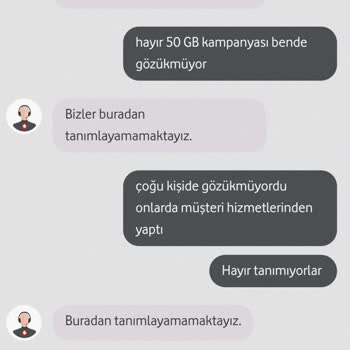 Vodafone Canlı Destek Mağduriyeti