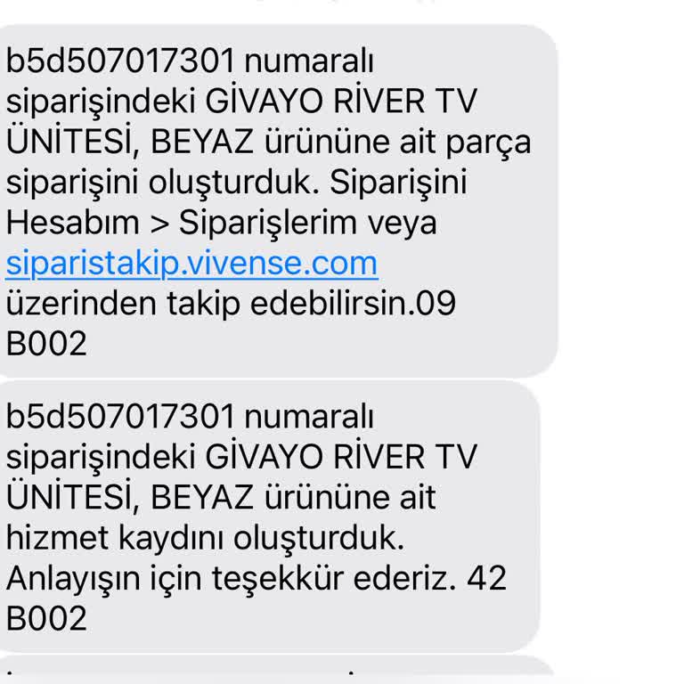 Vivense Ürün Hizmeti Ürün Gecikmesi Ürün Hasarlı Parçası