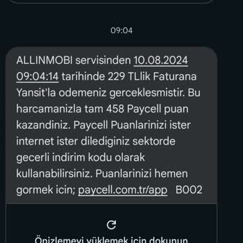 Paycell Allınmobi Üyelik İptalini Yapılmaması