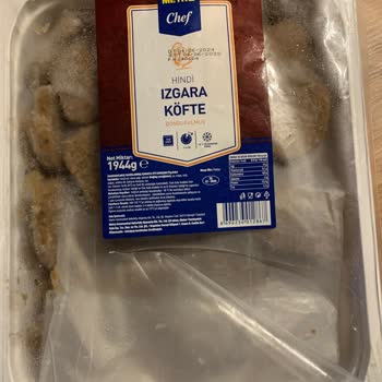 Metro Grossmarket Metro Dondurulmuş Hindi Izgara Et Şikayeti