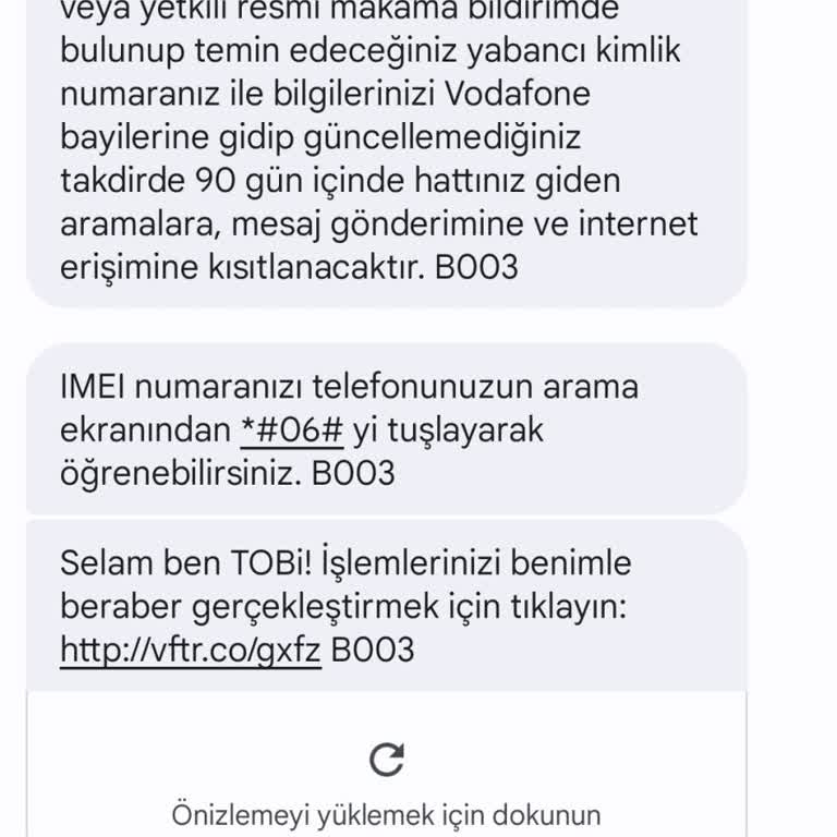 Vodafone Hattımın Haksız Kapatılma Tehdidi İle Karşı Karşıyayım