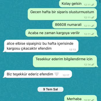 Onze Moda Siparişimi Yollamıyor!