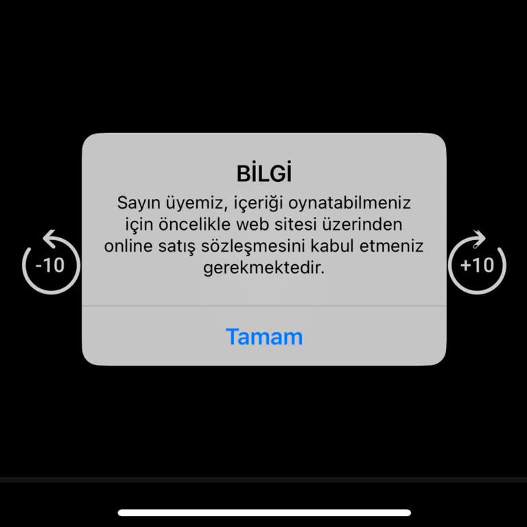 Digiturk Online Satış Sözleşmesi Onaylama Problemi