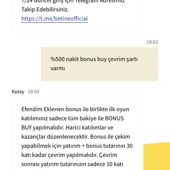 Betine.com Paramı Vermiyor