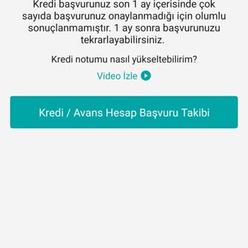 Garanti BBVA Kredi Kartı Ve Kredi Vermemesi