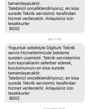 Digiturk Hizmeti Kurulum Mağduriyeti!