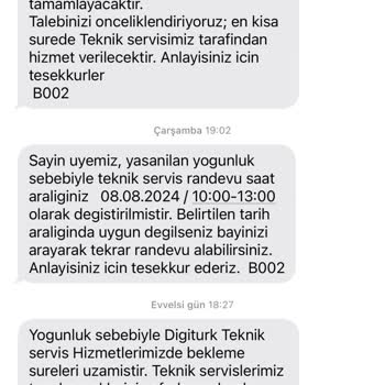 Digiturk Hizmeti Kurulum Mağduriyeti!