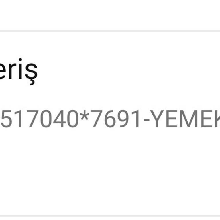 Yemeksepeti Hatalı Ödeme Aldı!