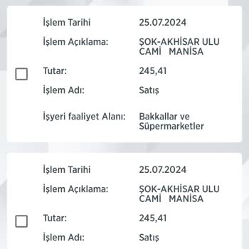 Şok Marketler Karttan 2 Kere Yanlış Çekim Yapıldı!