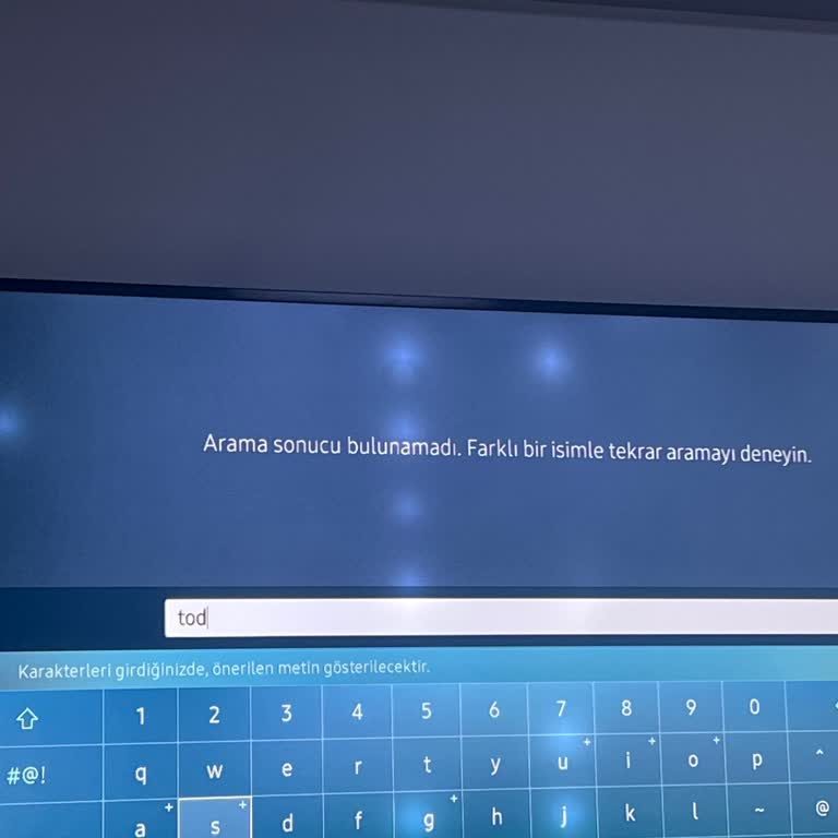 Samsung Tod TV Uygulamada Çıkmıyor Neden?