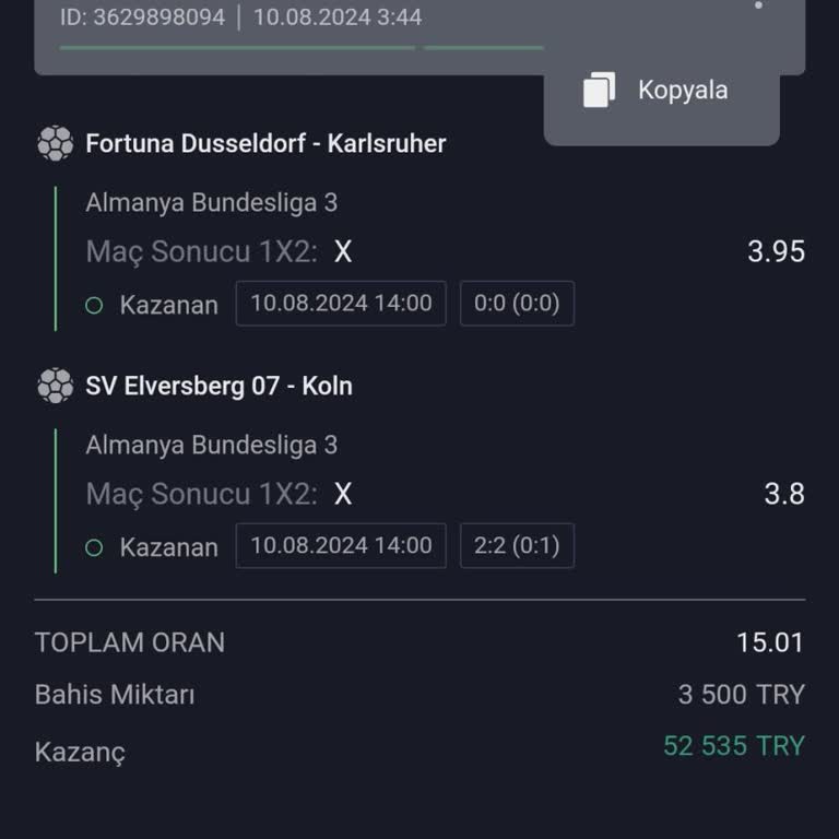 Bahisbey Sitesinde Kupon Kazancı Sorunu