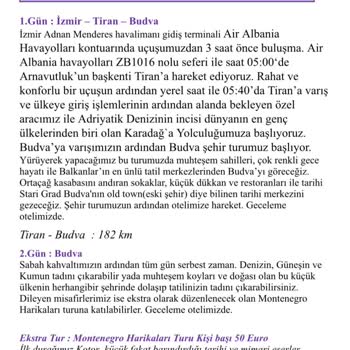 Gezinomi Budva Turu Çok Başarısız