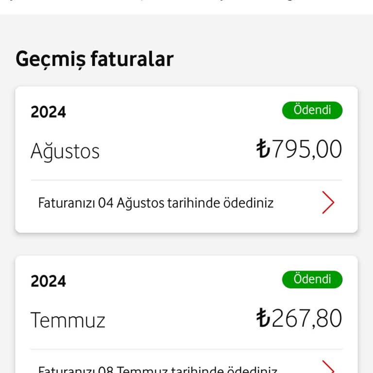 Vodafone Fatura Taahhüdü Sonrası Fahiş Fiyat Artışı Ve Hizmet Eksikliği
