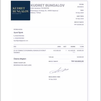 Kudret Bungalov Diye Bir Şey Yok