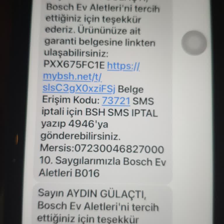 Bosch Teslimat Gecikmesi Ve Davlumbaz Sorunu