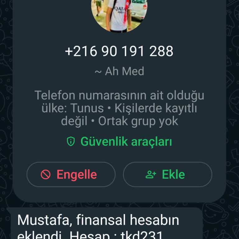 WhatsApp Tanımadığım Kişilerden Mesaj Alınması Hesap Bilgilerimin Çalınması