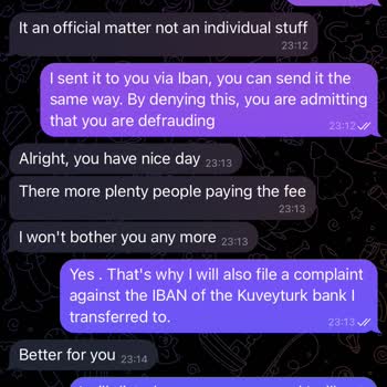Kuveyt Türk Upwork Üzerinden Alınan İşte Yaşanan Sorun