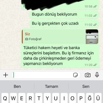 Feribotlines Tur İptali Ve Geri Ödeme Sorunu