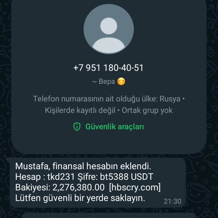 WhatsApp Yabancı Ülkelerden Gelen Mesajlar