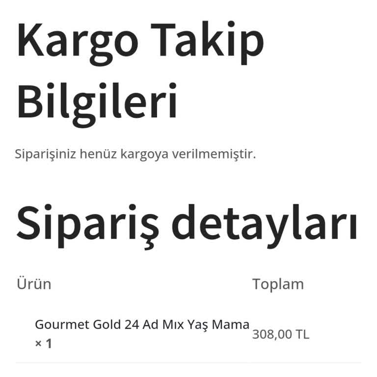 Patirüya Sipariş Sonrası İletişim Sorunu Ve Geçersiz Telefon Numarası