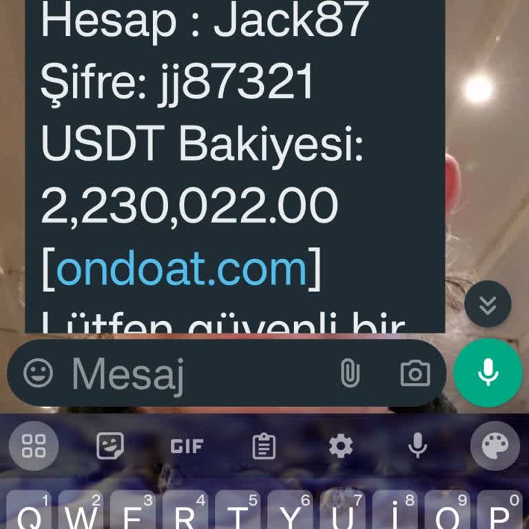 Ondoat.com Beklenmedik Finansal Hesap Mesajı Ve Güvenlik Endişesi
