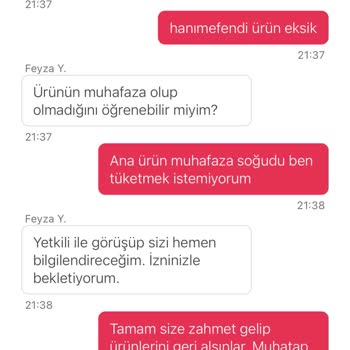 Yemeksepeti Eksik Getirilen Siparişin Eksik Kısmının Gönderilmemesi Ve İade Edilme
