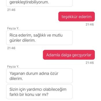 Yemeksepeti Eksik Getirilen Siparişin Eksik Kısmının Gönderilmemesi Ve İade Edilme