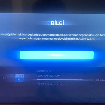 TOD Tv Super Lig Paketi Satin Aldığımda, Eğlence Paketime Erişimim Kapandı.