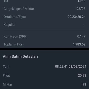 Binance TR XRP Coinlerim Görünmüyor