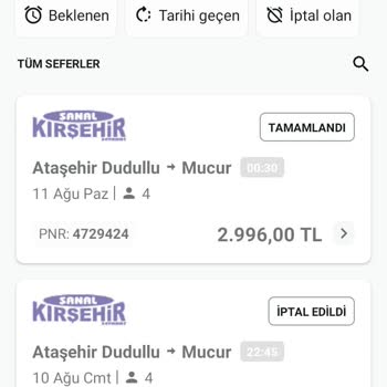 Şanal Kırşehir Seyahat Muavinin Olumsuz Davranışı Ve Eski Araç Sorunu