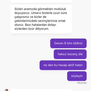 Getirbet Haksız Kazanç Ve Hesap Engelleme Sorunu