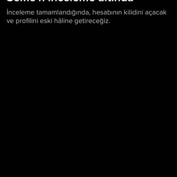 Tinder Hesabımı Geri İstiyorum