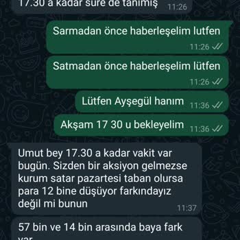 A1 Capital Resen Satış Şikayeti