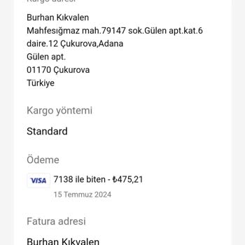 Glidest Gelişmiş Tuvalet Merdiveni Teslim Edilmedi