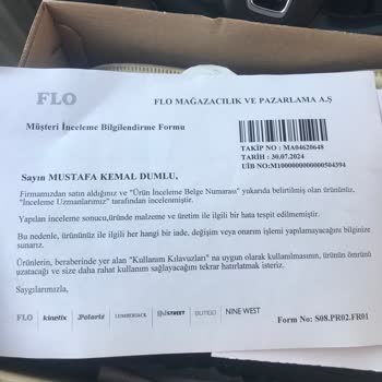 FLO Ayakkabı 3 Aylık Ayakkabının Yanları Yırtıldı, Garanti Kabul Etmedi
